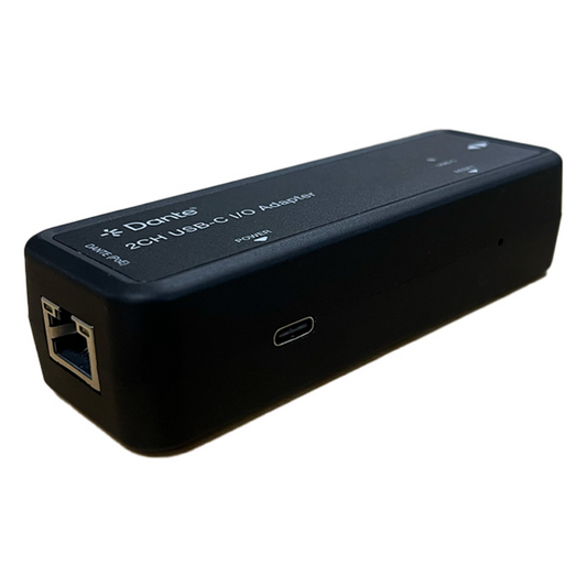 Extensor de Audio Dante® 2CH USB-C I/O Adapter | HDMI 1.4 | 4K@30Hz | Audio 7.1CH HD | USB-C | PoE | Dante® Controller | Latencia Configurable 1-5ms