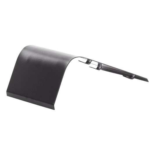 Bajada para cable de 100 mm de ancho, con baño de pintura epóxica en color NEGRO