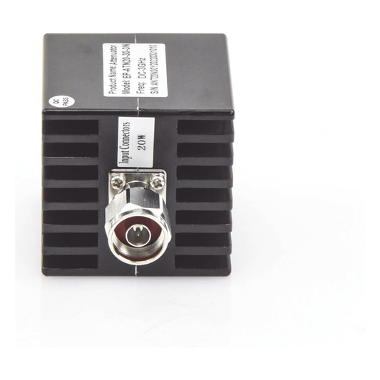 Atenuador en Línea de 30 dB / 20 Watt Máx. / CD-3 GHz / Interiores / N macho - N hembra