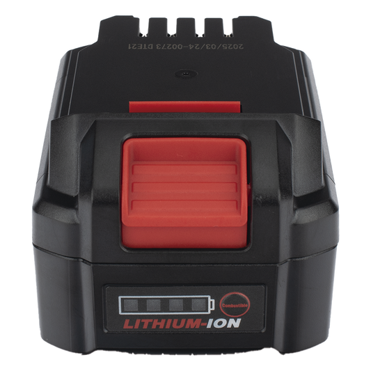 Batería de Litio 20V 4.0Ah / Indicador LED de Carga / Diseño Deslizable / Compatible con Herramientas DONGCHENG 20V