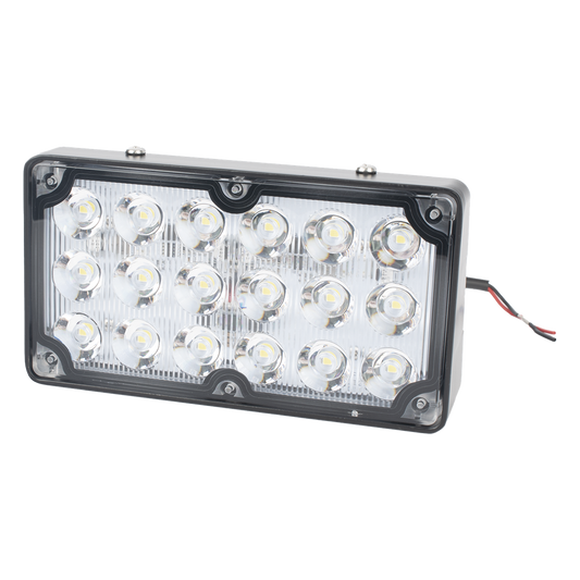 Luz de Escena de 6X3", Color Claro, Ideal para Ambulancias y Vehiculos de Trabajo