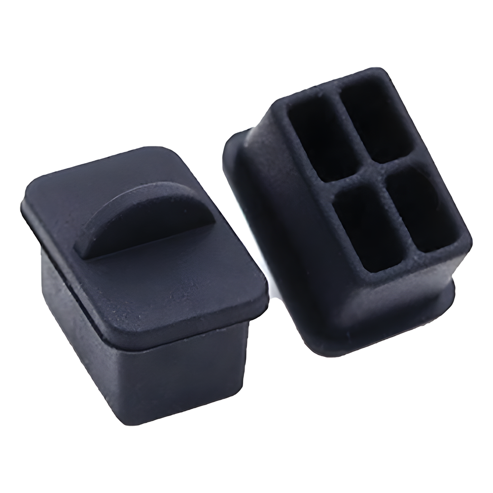 Bolsa con 25 Piezas de Protectores Anti-Polvo para Puerto SFP, Color Negro