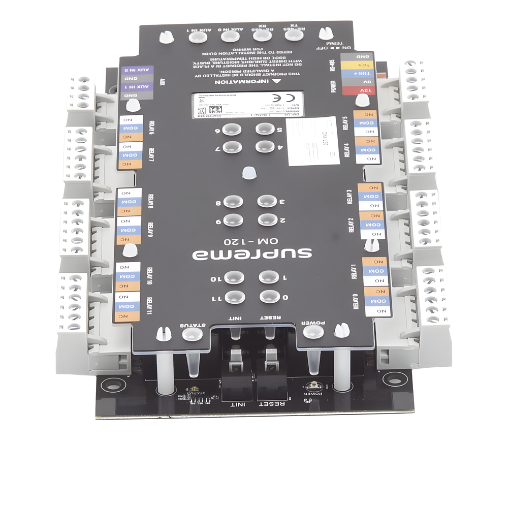 Módulo de Control / 12 Relevadores de Salida con Función para Control de Elevadores