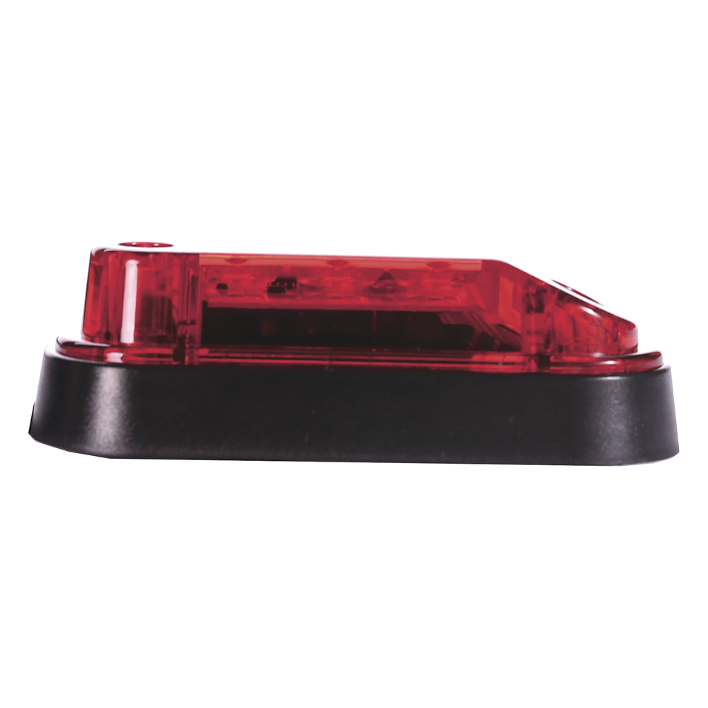 Luz de Advertencia de 7X4", Color Rojo, Con Luz de Trabajo, Ideal para Ambulancias
