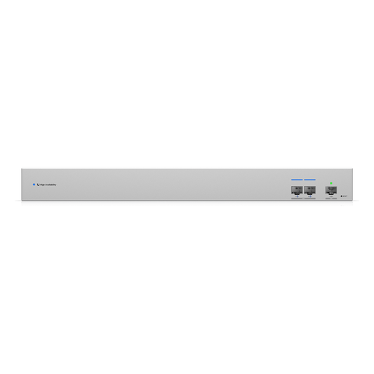 UniFi USW-WAN – Switch WAN Capa 2 con Uplinks SFP+ 10G, Puerto RJ45 GbE y Alimentación CA Redundante para Alta Disponibilidad con UniFi Gateways en