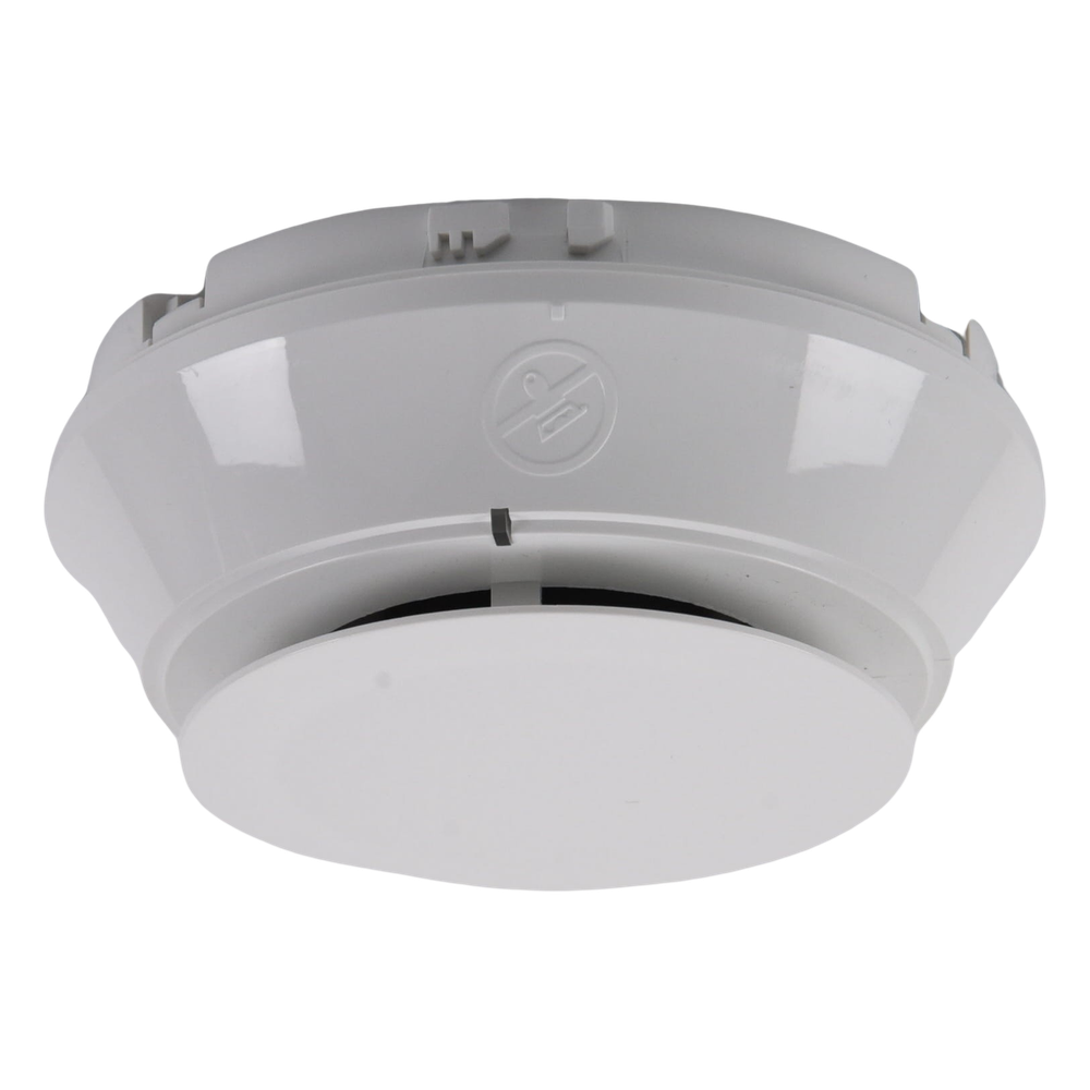 Detector de humo fotoeléctrico direccionable FlashScan, sensibilidad preajustada 1.5%, para lazo SLC de 2 hilos, color blanco