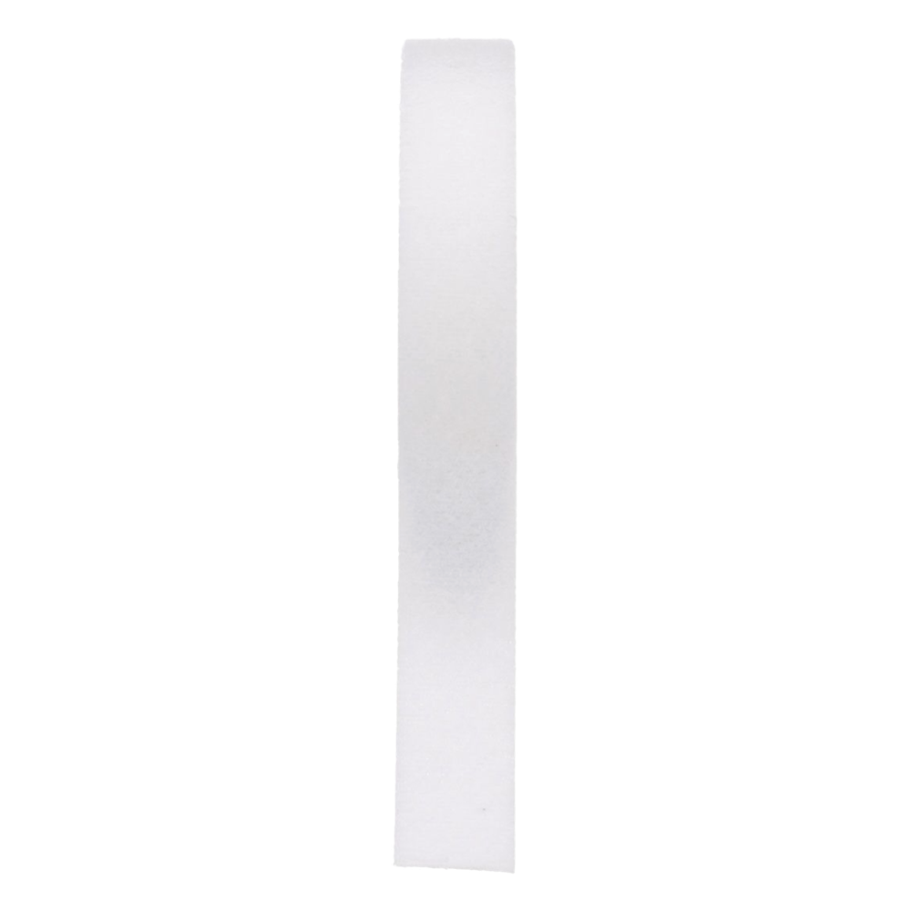 Rollo de Cinta de Contacto, de 15 Pies (4.5m) de Largo, 19.1 mm de Ancho, Color Blanco