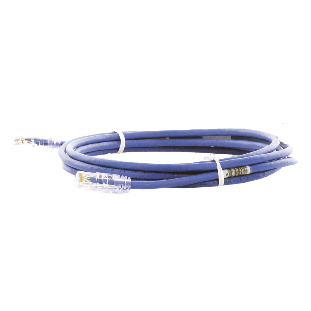 Cable de Parcheo TX6, UTP Cat6, 24 AWG, CM, Color Azul, 3.05 Metros (10 Pies)
