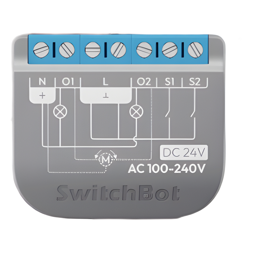 Relay Switch Inteligente 2 Canales / WiFi + BLE / Medición Consumo / 10A por Canal / Protección Sobrecarga / Compatible Matter / 42 x 36 x 16 mm (1.7