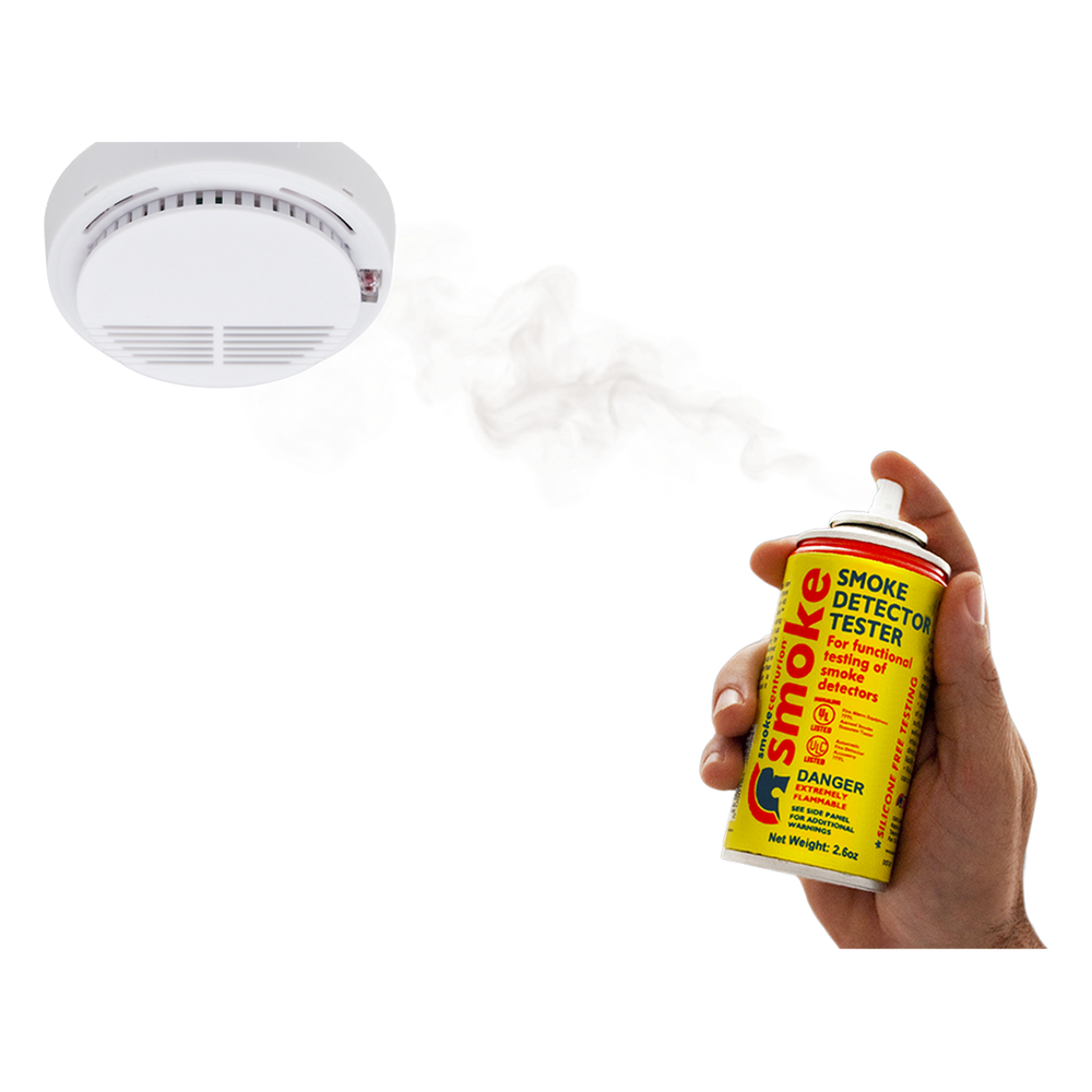 Lata De Humo Sintético En Aerosol Para Prueba De Detectores Puntuales, Libre De Silicona, 100%Biodegradable, No Contamina Los Detectores, Uso Manual