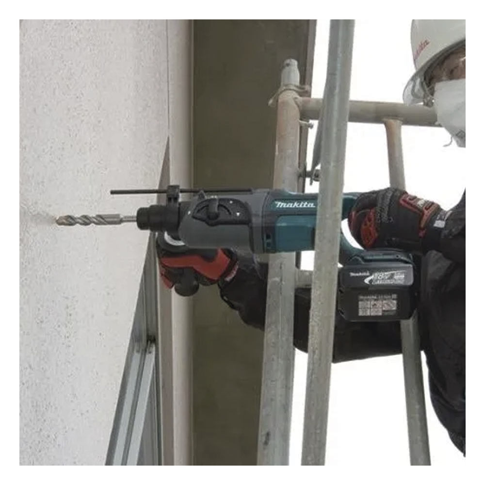 Rotamartilló 18V, SDS 0-1.200 Rpm, 3 Modos de Trabajo, Incluye 2 Baterías de 3.0 Ah, Cargador y Maletín.