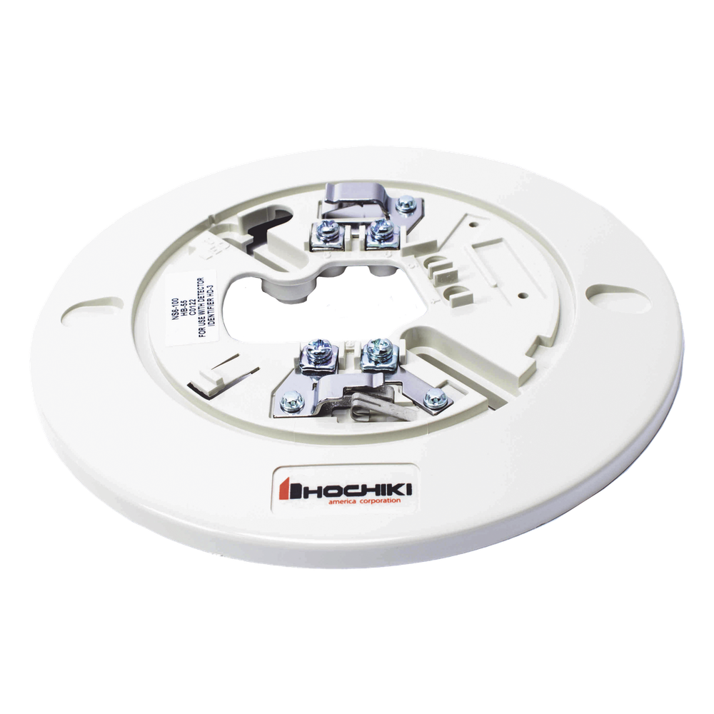 Base Para Detector Convencional Hochiki, Diámetro 6", 2 Hilos, 24 Vcd (0300-04070 IT), Color Hueso
