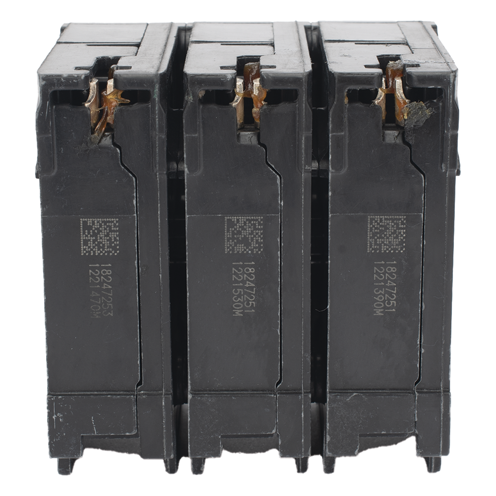 Interruptor automático enchufable tipo QP 3 polos, 30 amp