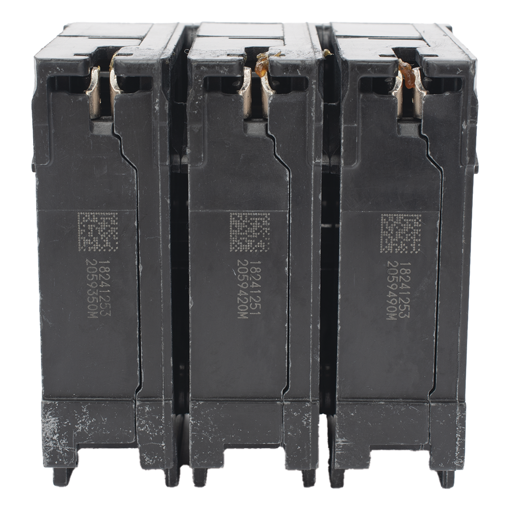 Interruptor automático enchufable tipo QP 3 polos, 20 amp