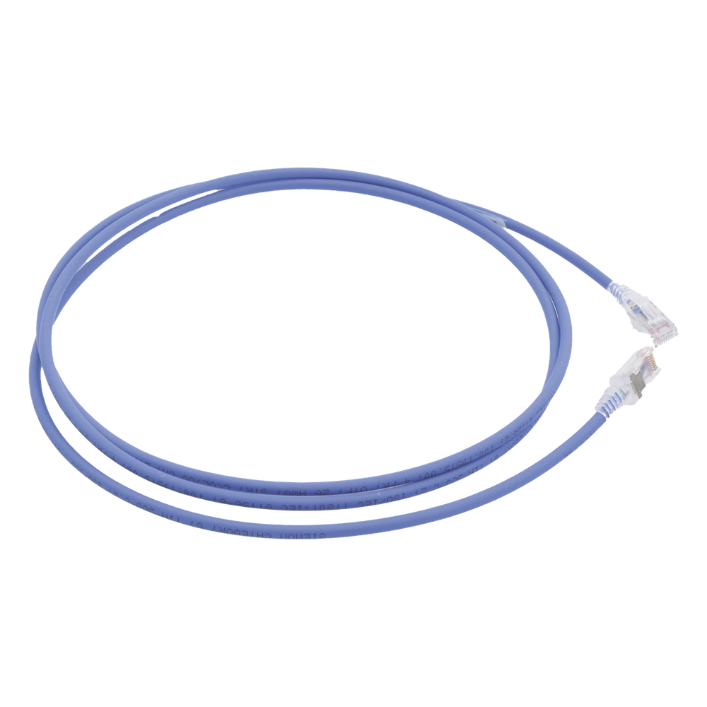 Patch Cord MC6 Modular Cat6 UTP, CM/LS0H, 2.13 Metros (7 Pies), Color Azul