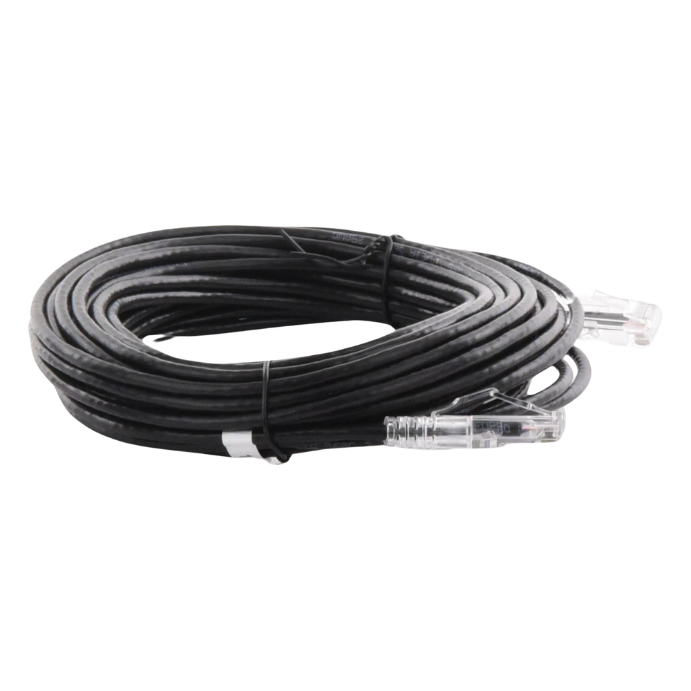 Cable de Parcheo Slim UTP Cat6A - 10 Metros (32.81 Pies) Negro, Diámetro Reducido (28 AWG)