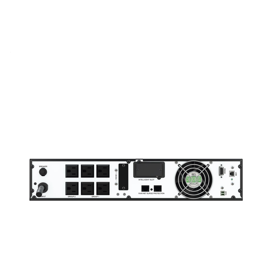 UPS SteadySine™ de 1000 VA/1000 W, Online Doble Conversión, Entrada 120 Vca NEMA 5-15P, Onda Senoidal Pura, 2 UR, Con 6 Tomas NEMA 5-15R