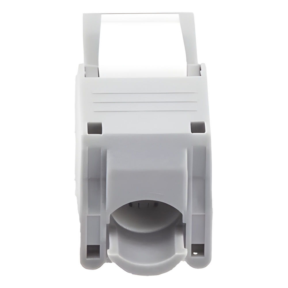 Módulo Jack Keystone Cat6 (Toolless), con Terminación en Ángulo 180 Grados Color Gris, Compatible con Faceplate y Patchpanel Linkedpro