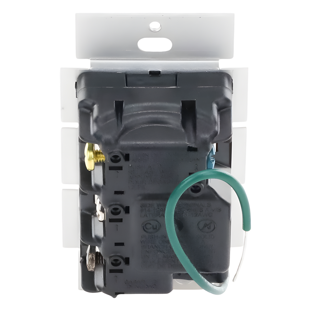 Interruptor electrónico Maestro on/off de 8 A para iluminación y motores de hasta 1/4 HP, 120 V, requiere neutro, color negro, para sistema RadioRA 2
