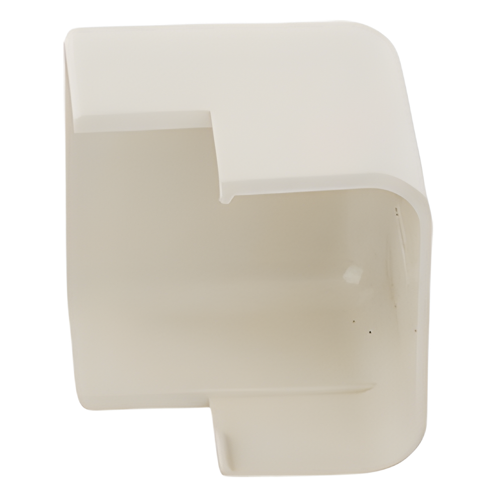 Esquinero exterior, para uso con canaleta LD10, material ABS, Color Blanco Mate