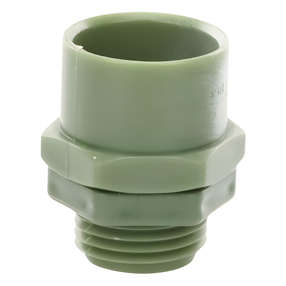 Conector para Tubería PVC Conduit Pesado de 1/2" (13 mm).
