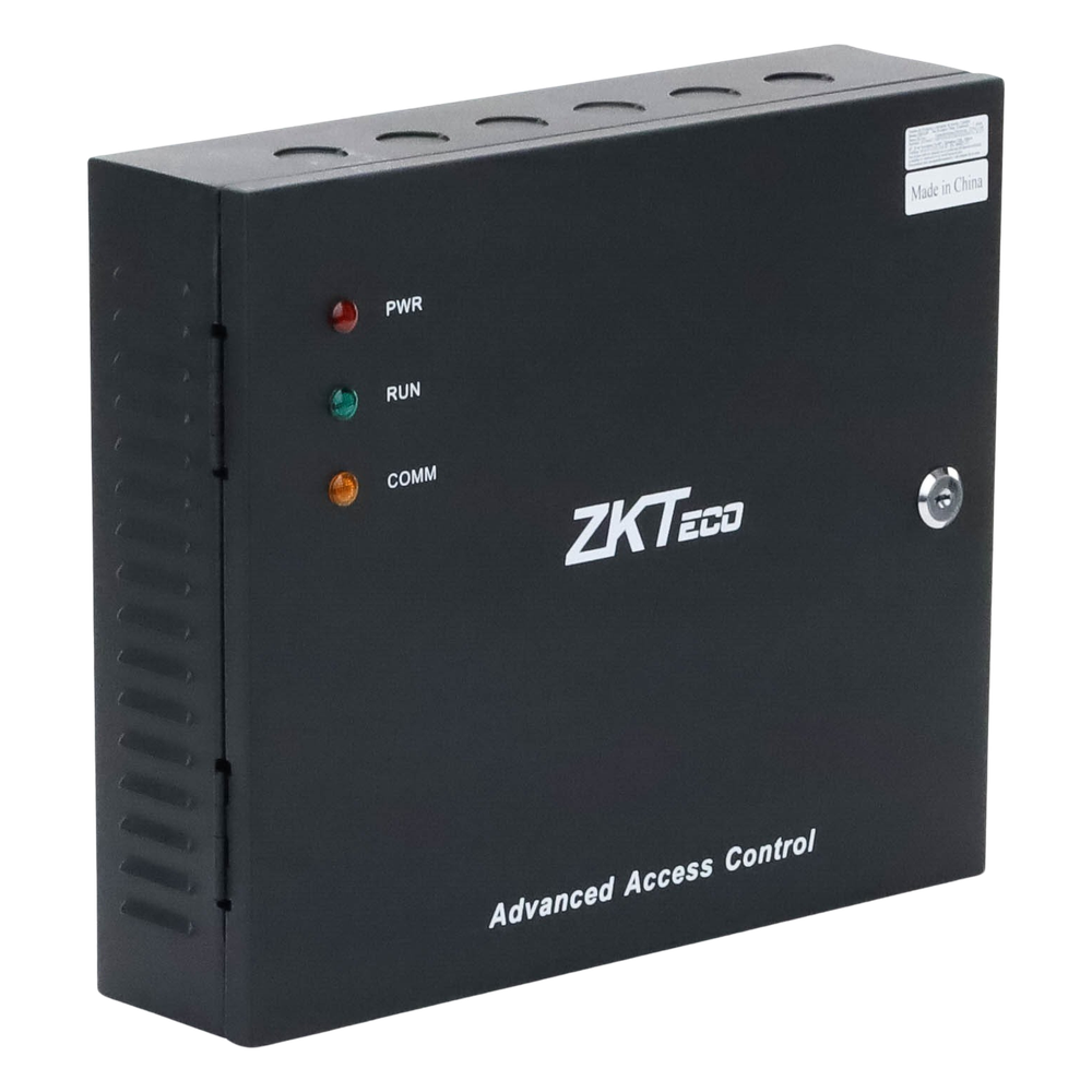 Controlador de Acceso 2 Puertas / 3,000 Huellas 30,000 Tarjetas / TCP/IP / Gabinete y Fuente 12V 5A