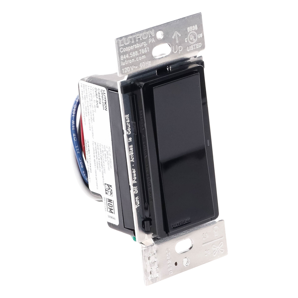 Interruptor de pared inteligente Claro on/off, 120 V con neutro, 5 A en LED y 600 W incandescente, funciona con control Pico y Smart Hub Caseta