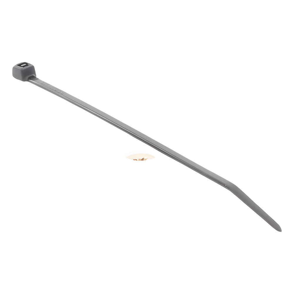 Cincho de Nylon 6.6 StrongHold™, 100mm largo x 2.5mm ancho, Color Negro, Exterior Resistente a Rayos UV, Paquete de 100pz