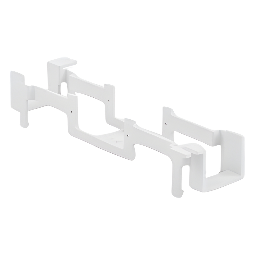 Bracket para Montaje de Regleta S66, Acepta 1 Regleta M150 y 1 Conector de 25 Pares de Cada Lado