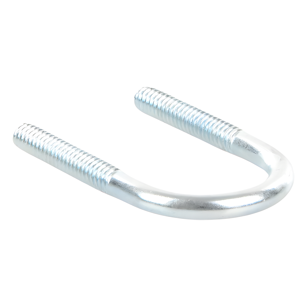 Abrazadera tipo U de 1/2", con acabado Electro Zinc, no incluye tuercas y arandelas