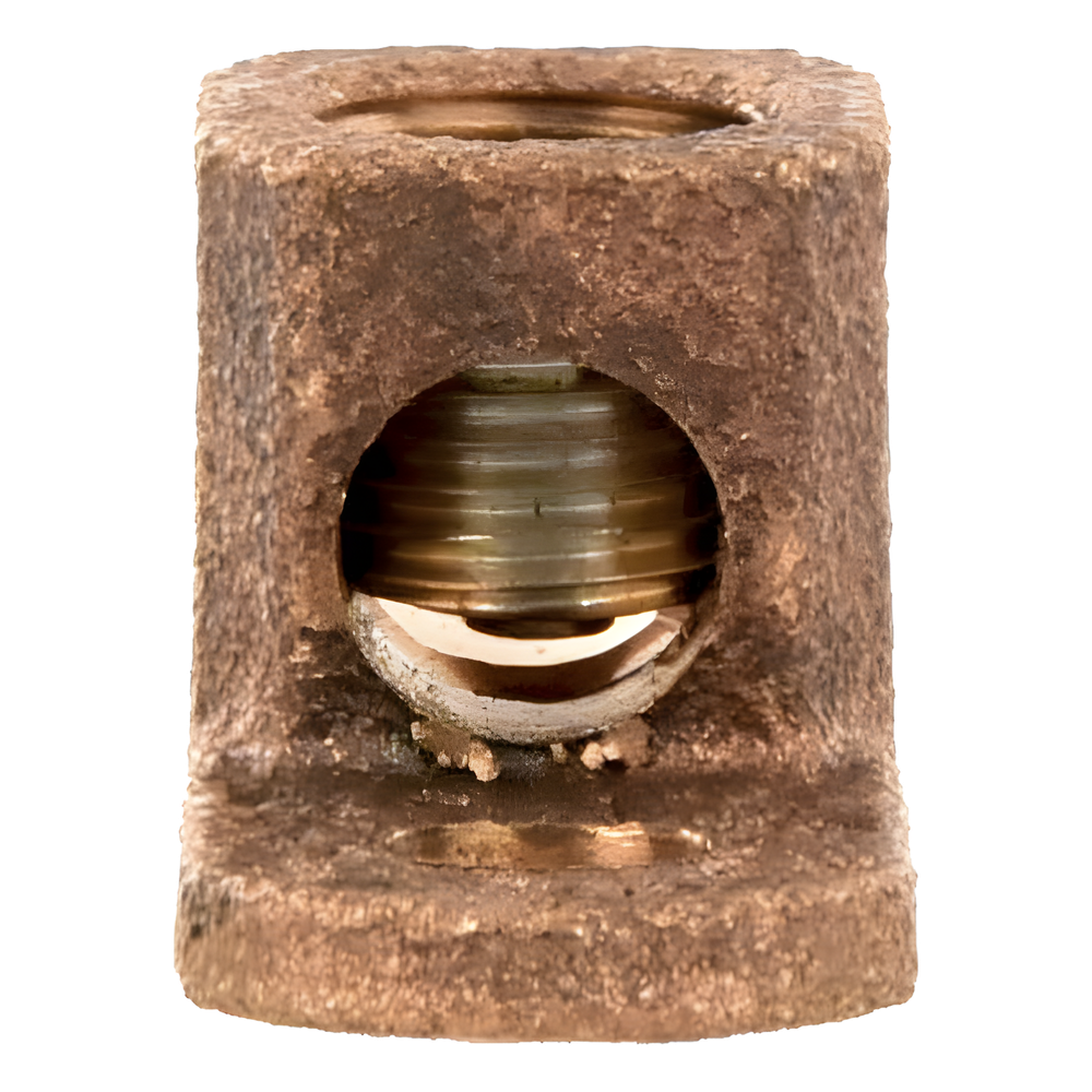 Terminal Tipo Lengüeta Recta de Cobre, Cal. 8 a 1/0 AWG, Orificio para perno de 5/16" (7.9mm)