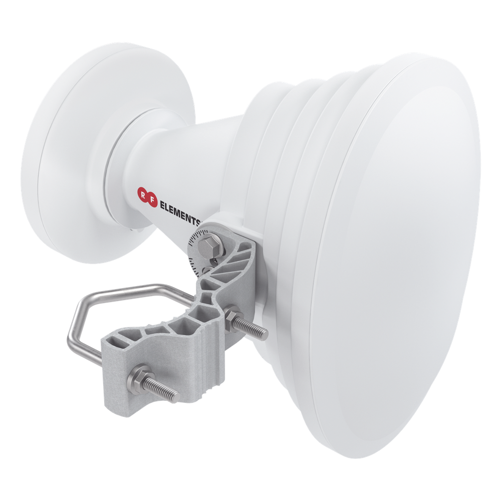 Antena Sectorial Asimétrica Starter Horn de 45º, 5150 - 5950 MHz, ganancia de 17 dBi, conexión directa con radios IS-5AC, PS-5AC y IS-M5, conexión
