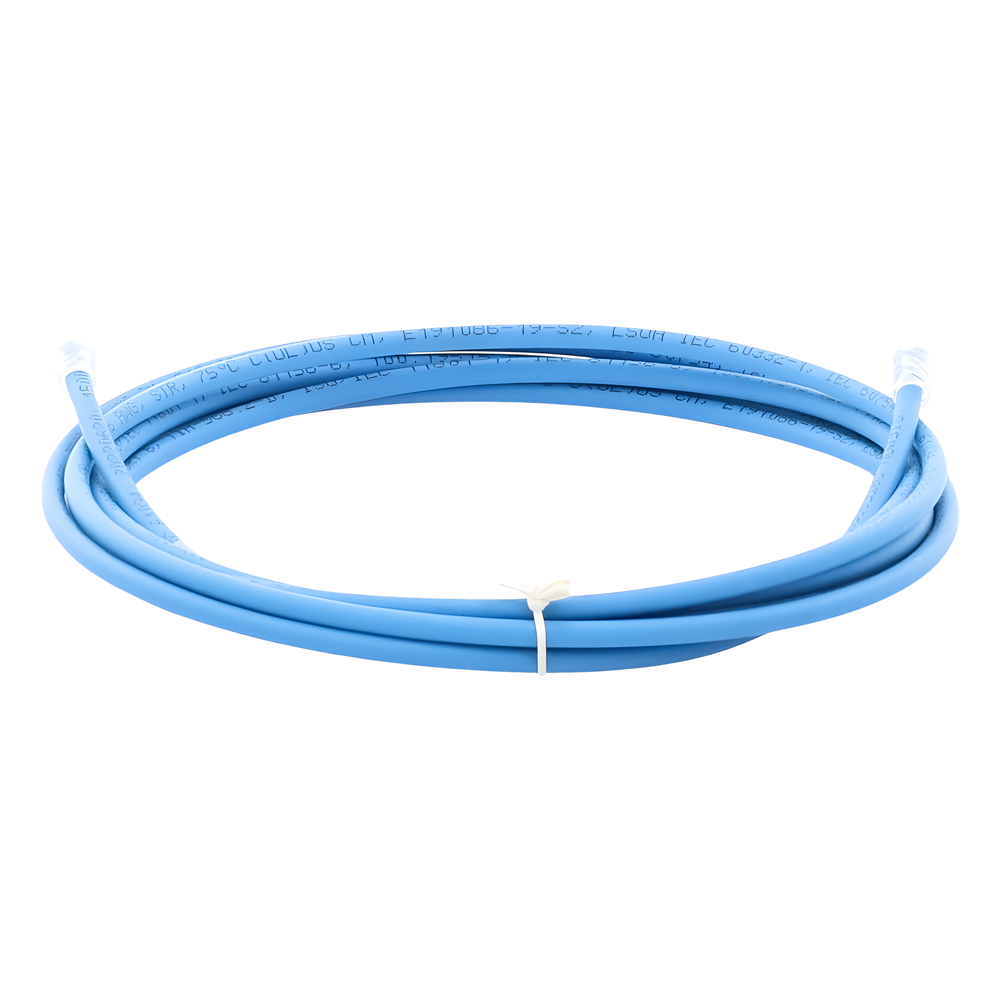 Patch Cord MC6 Modular Cat6 UTP, CM/LS0H, 3.05 Metros (10 Pies), Color Azul, Versión Bulk (Sin Empaque Individual)