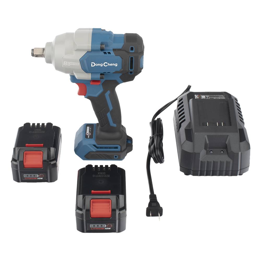 Llave de Impacto Inalámbrica de 20 V, incluye 2 Baterías de 5.0 AH, Cargador y Estuche plástico.