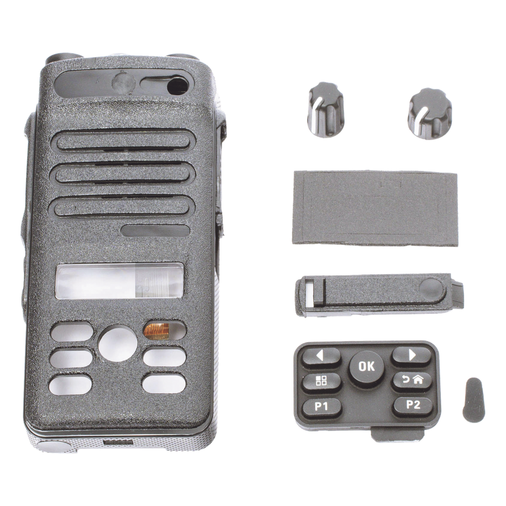 Carcasa de Repuesto / Housing Gabinete Chasis para Radio Motorola MOTOTRBO DEP570e / Versión con Pantalla y Teclado / Cubierta de Reemplazo Directo