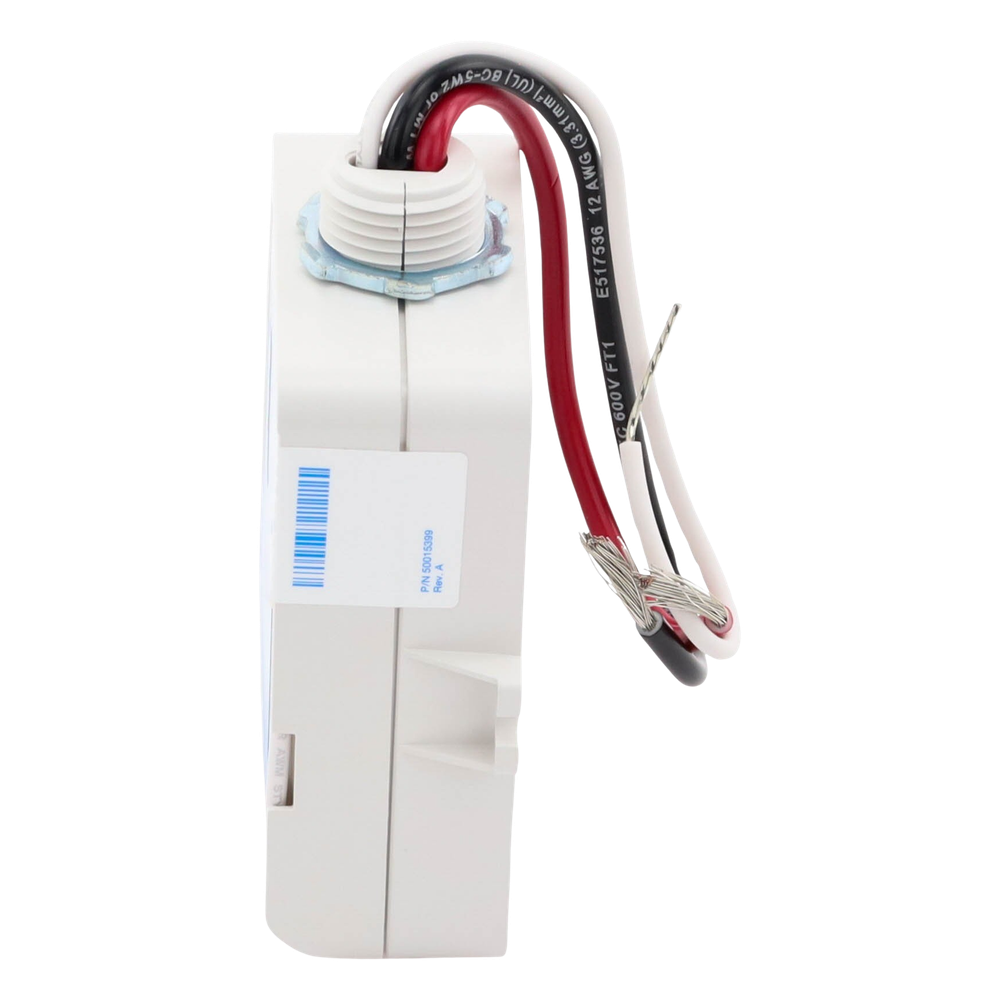 Módulo de relé de radiofrecuencia con tecnología Softswitch, conmuta hasta 16 A de propósito general, 120/277 V, apto para plenum, compatible con RA2