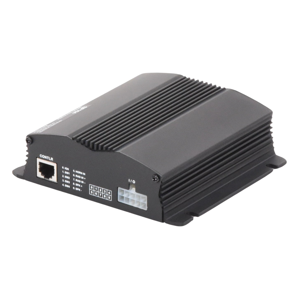 Sirena Vehicular de 100W de Potencia, Incluye Controlador Unimando Para Control de Tonos, 4 Salidas Auxiliares y Microfono