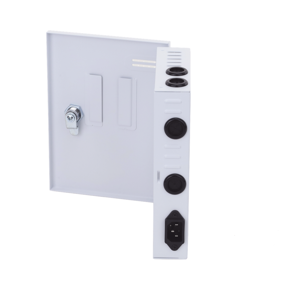 Fuente | 11-15 V | 9 canales | 16 A | Compatible con cámaras 4K | Alta tecnología en seguridad | Doble ventilador | Hasta 1.8 Amperes por Salida |