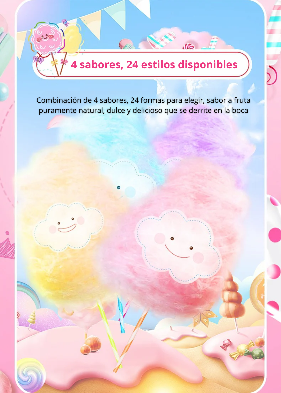 24/7 Marshmallow and Cotton Candy Vending Machine