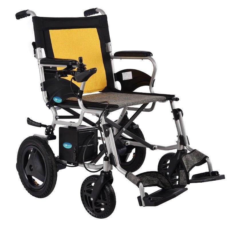 Silla de ruedas eléctrica de 19 kg, D3-A, estructura de aleación de aluminio, batería de litio - Ciaespinoza.com