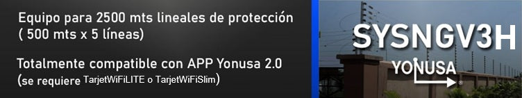 Energizador 12,000Volts-1Joule/ 2500Mts Lineales de Protección / Control Remoto Incluido / Cercas Electrificadas