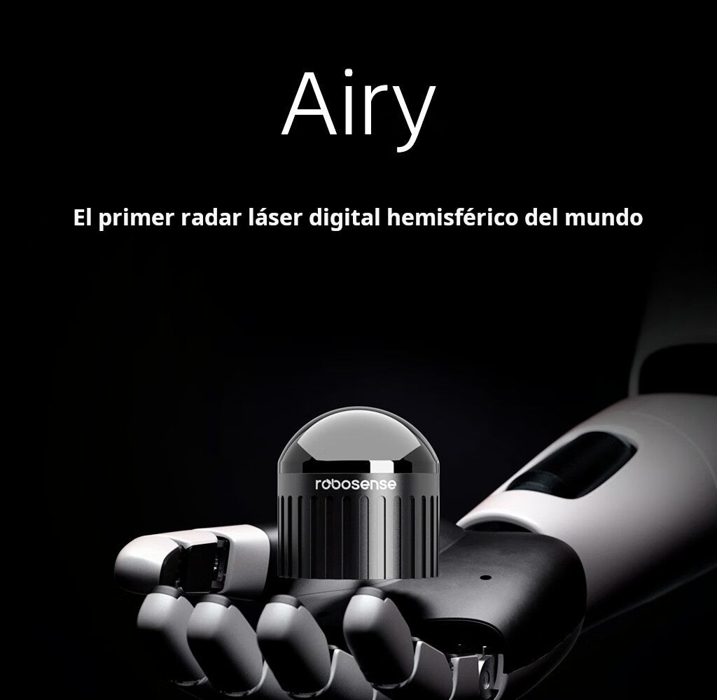 Sensor robótico ROBOSENSE Airy LiDAR de 96 líneas/192 líneas, radar láser 3D digital Airy (96 líneas)