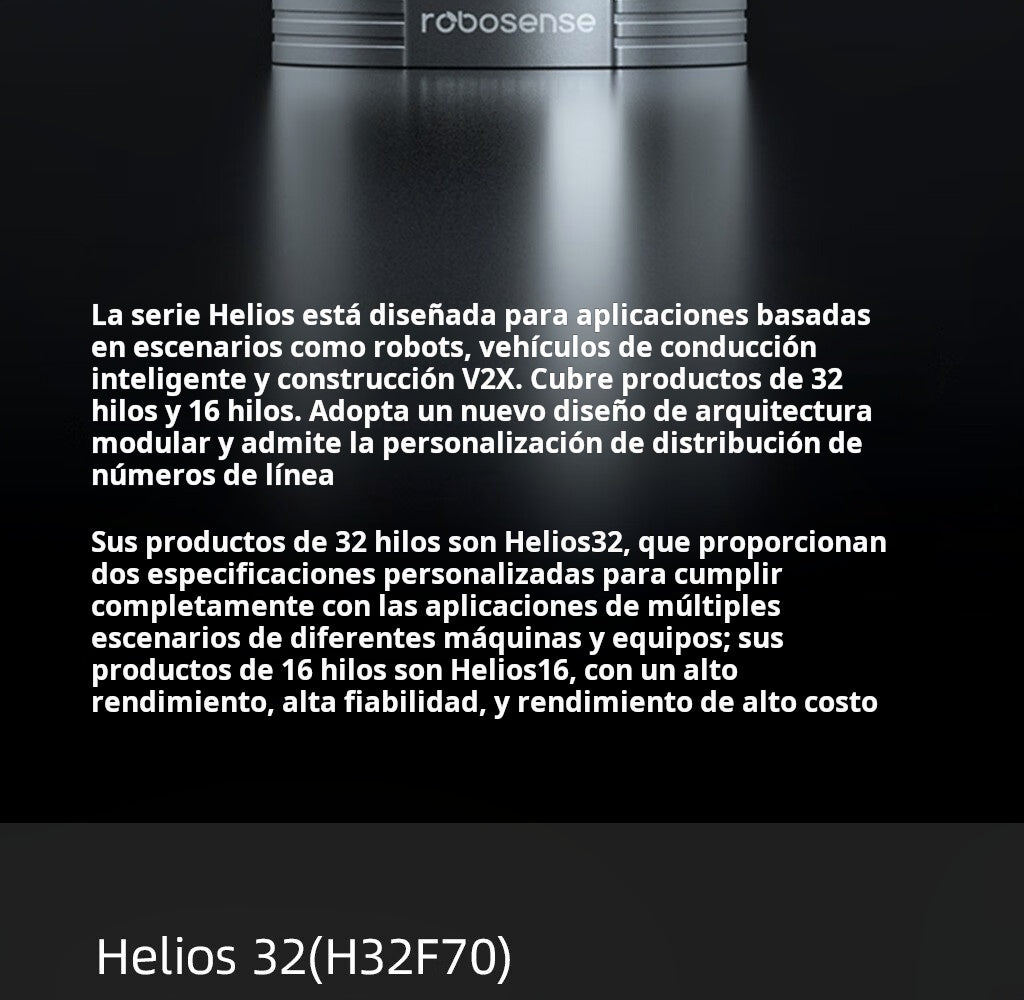 ROBOSENSE Helios 32/16 robot sensor lines customized 3D LiDAR