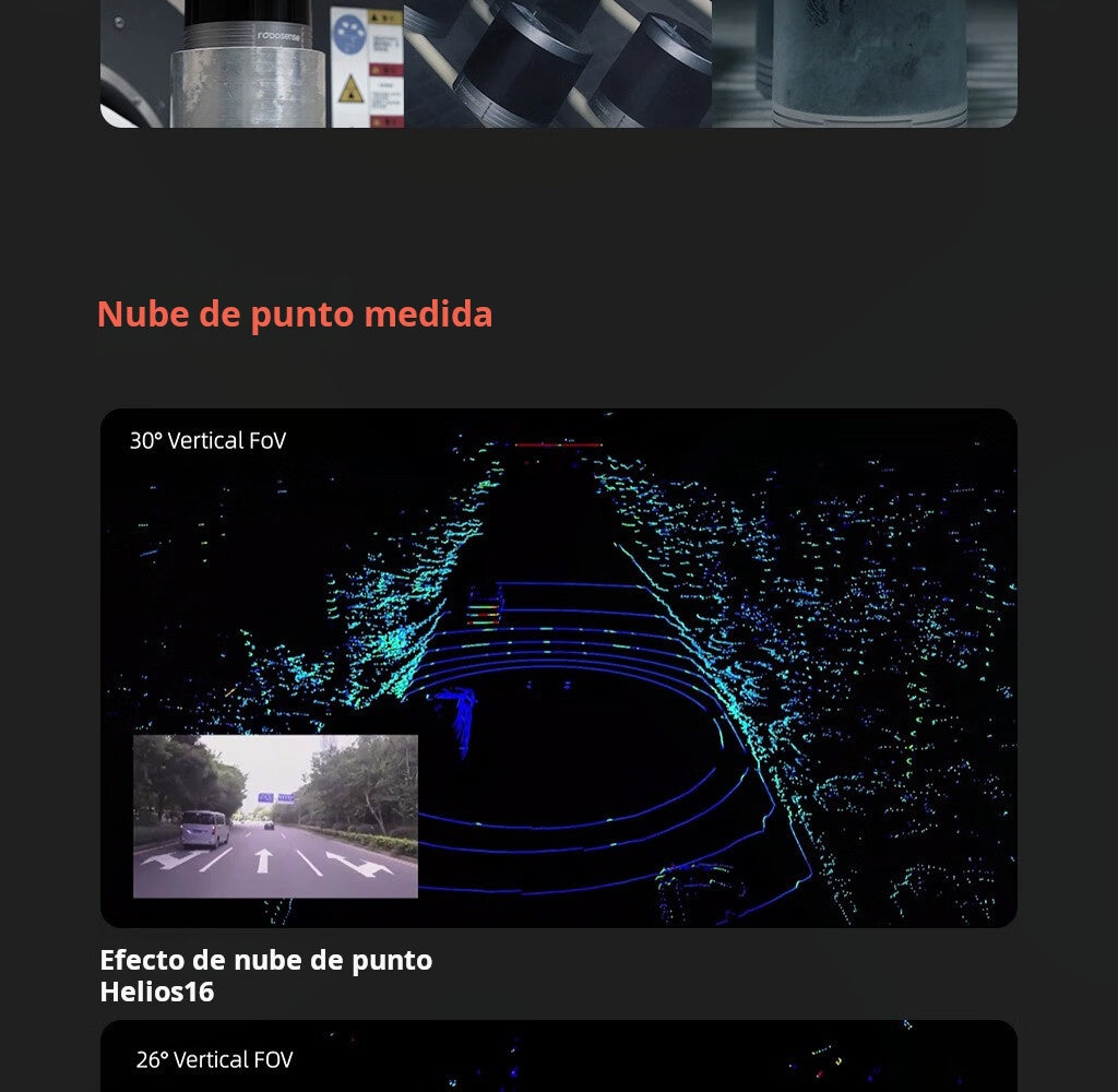 ROBOSENSE Helios 32/16 robot sensor lines customized 3D LiDAR