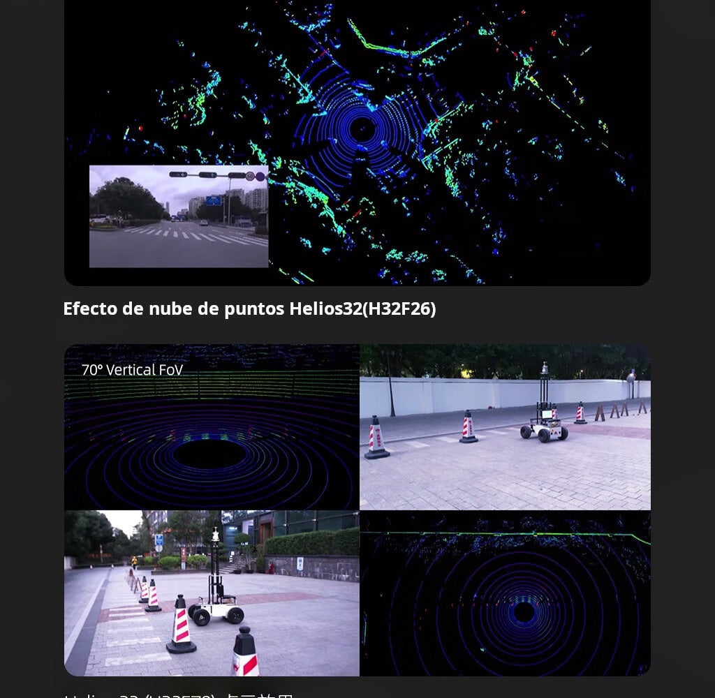 ROBOSENSE Helios 32/16 robot sensor lines customized 3D LiDAR