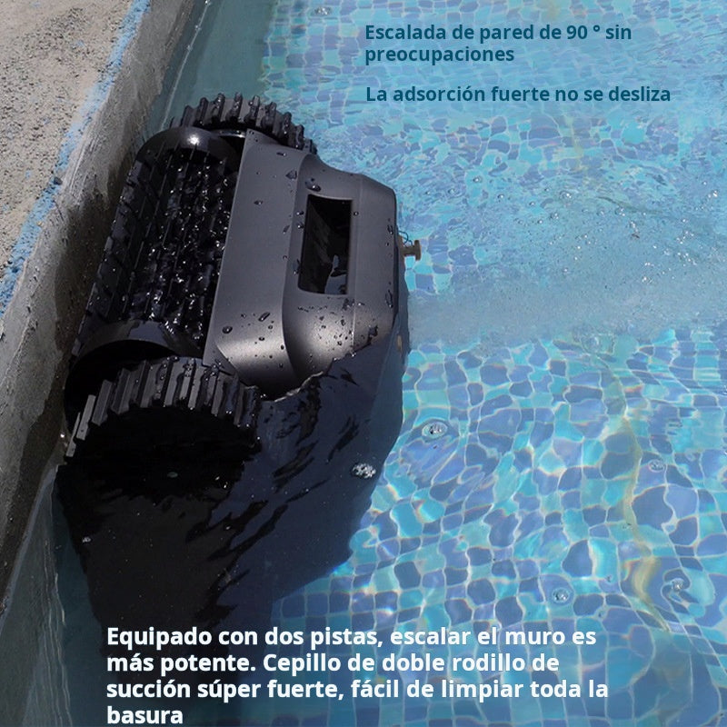 Robot aspiradora para limpieza de piscinas, piso y pared 4500mah