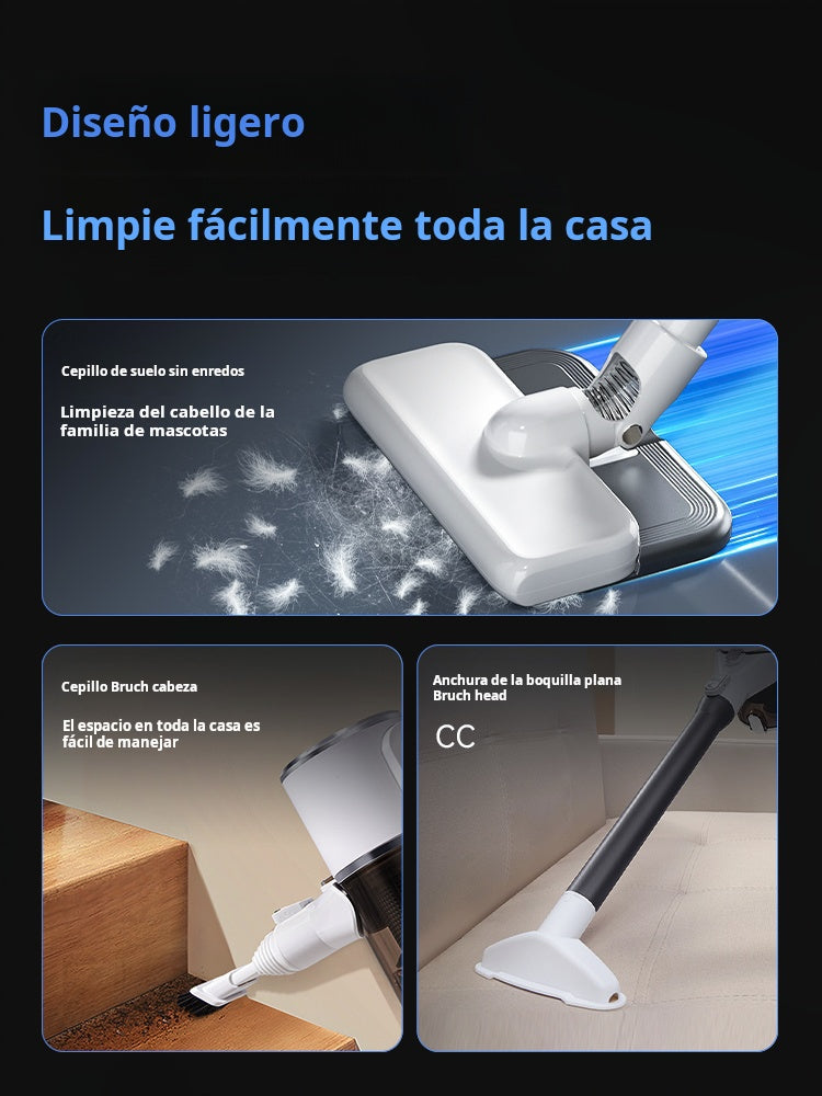 Aspiradora Konka para el hogar aspiradora de succión grande para barrer y trapear 3 en 1 pequeña máquina inalámbrica de pelo de gato de mano todo en uno