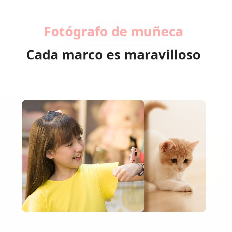 Little Genius Z6S Reloj Teléfono Infantil 4G | Cámara Dual (Frontal y Trasera), Videollamada, Posicionamiento Preciso, Resistente al Agua