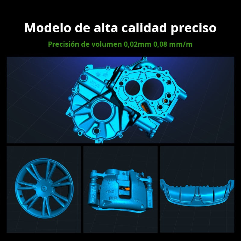 Escaner 3D Creality Raptor Pro – 22 láseres cruzados + 7 paralelos, NIR, 0.02 mm, 60 FPS