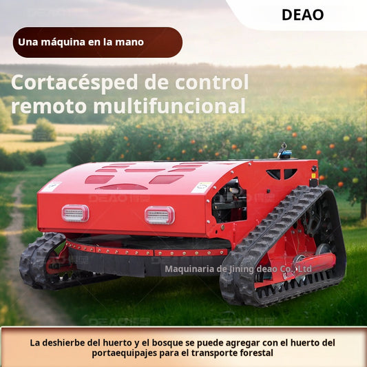 Cortadora de Césped a Control Remoto Híbrida 500-1200 | Modelos de Oruga y Ruedas, Potencia 8-27HP, Alta Precisión y Control Inalámbrico